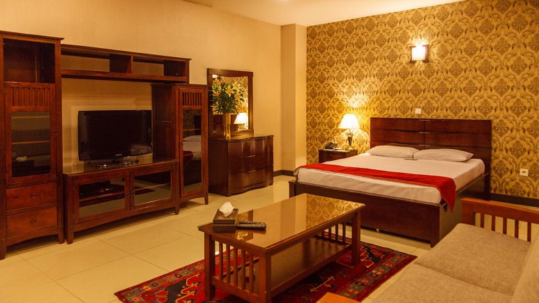 اتاق دو تخته دبل هتل آپارتمان طوبی تهران